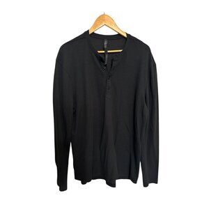 Lululemon Black Long Sleeve Henley